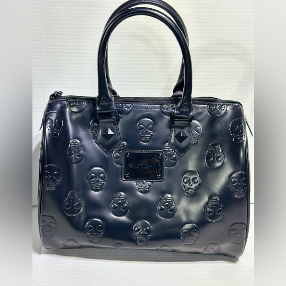 Black Lounge fly Skull Satchel Purse